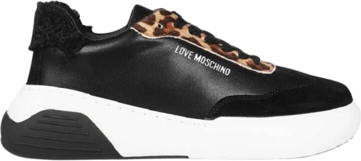 Love Moschino Lage Sneakers Black Dames