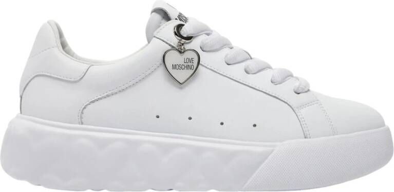 Love Moschino Lage Sneakers White Dames