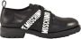 Love Moschino Leren sneakers met rubberen zool Black Dames - Thumbnail 1