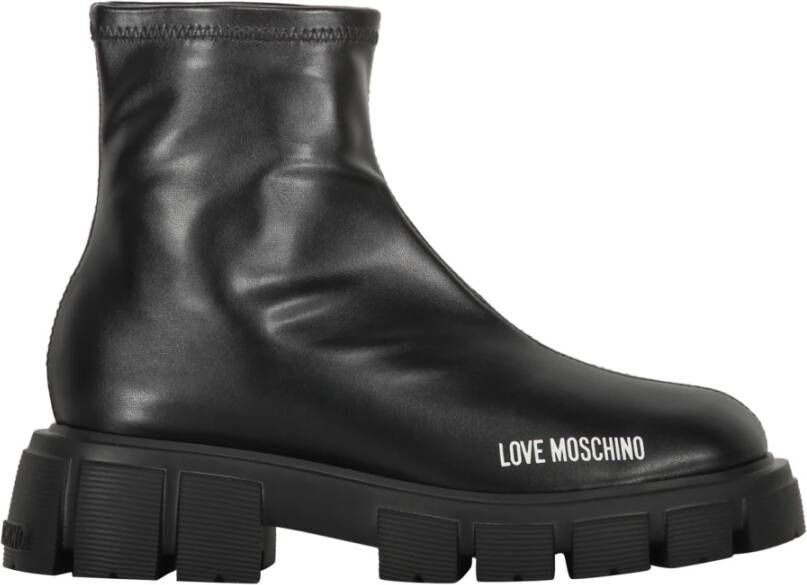 Love Moschino Lug Sole Enkellaarzen Black Dames