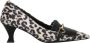 Love Moschino Luipaardmotief faux fur pumps Black Dames - Thumbnail 1