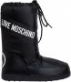 Love Moschino Laarzen met logoprint Zwart - Thumbnail 1