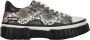 Love Moschino Python Print Lage Sneakers Gray Dames - Thumbnail 1