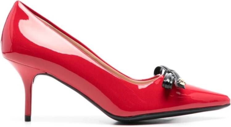 Love Moschino Rode en Zwarte Damesschoenen Red Dames