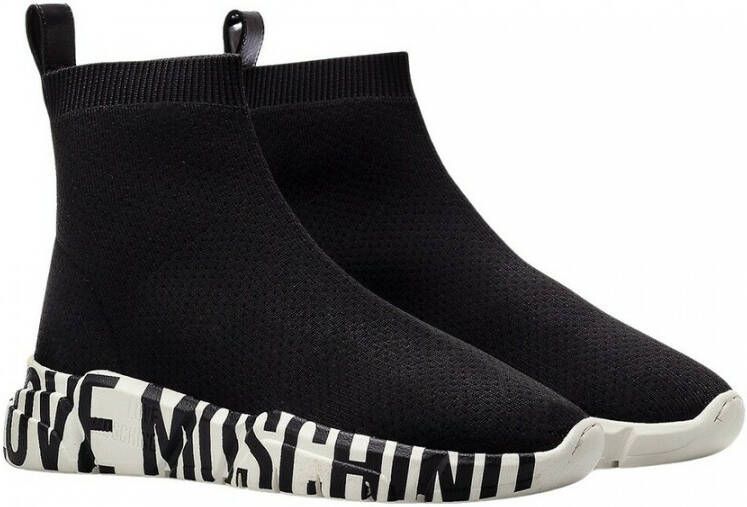 Love Moschino Sneakers San Lod Tassel70 El Logo in black