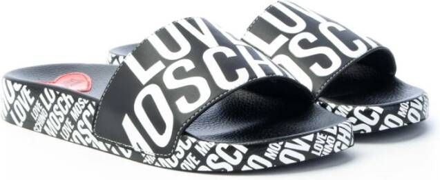 Love Moschino Sliders Zwart Dames