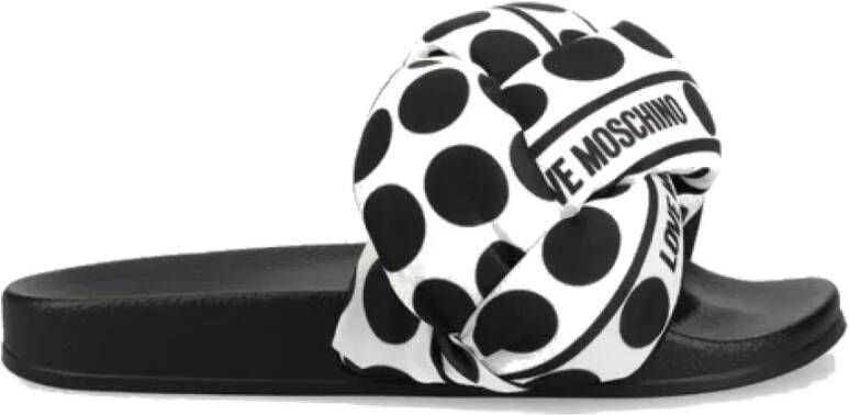 Love Moschino Sliders Zwart Dames