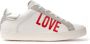 Love Moschino Sneakers met veters voor dames White Dames - Thumbnail 1