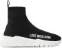 Love Moschino Zwarte Instap Sneakers voor Vrouwen Black Dames - Thumbnail 5