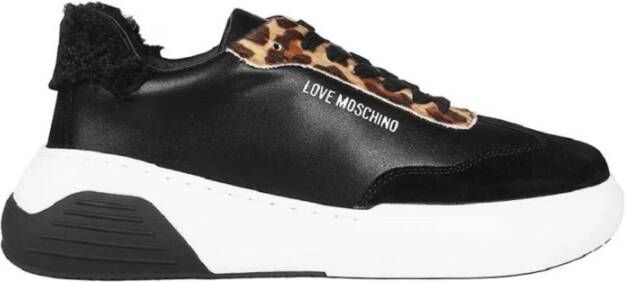 Love Moschino Lage Sneakers Black Dames