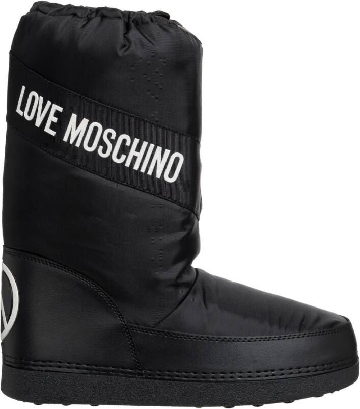 Love Moschino Sneeuwlaarzen met trekkoordsluiting Black Dames