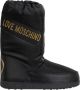 Love Moschino Snowboots met trekkoord en effen patroon Black Dames - Thumbnail 1