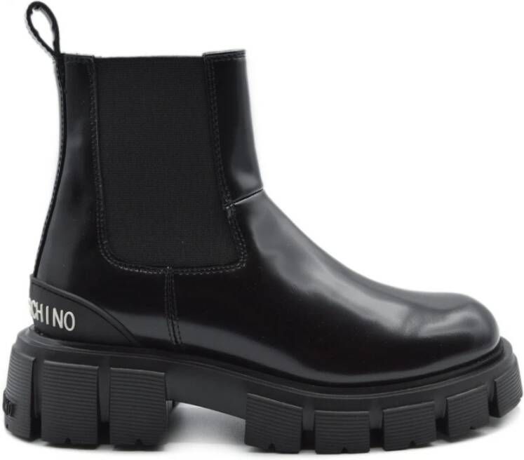 Love Moschino Stijlvolle Laarzen met 5-inch Hakken Black Dames