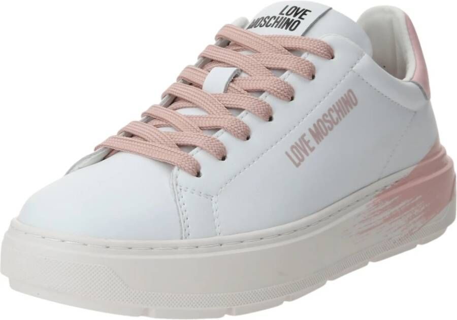 Love Moschino Stoere Witte Sneakers White Dames