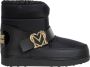 Love Moschino Trekkoord Sneeuwlaarzen Effen Patroon Black Dames - Thumbnail 1