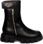 Love Moschino Witte Leren Kwast Schoudertas Black Dames - Thumbnail 1