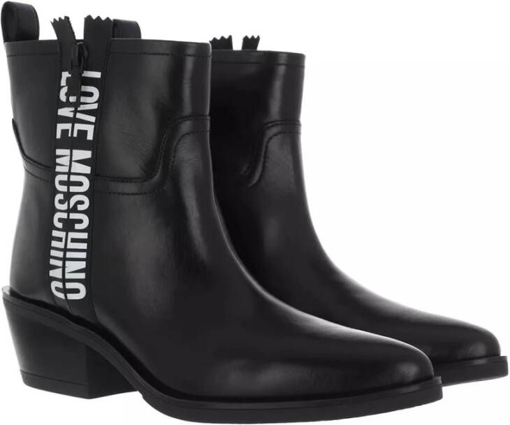 Love Moschino Boots & laarzen Sca Nod Texano50 Nappa Lux in zwart