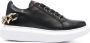 Love Moschino Zwarte Leren Sneakers voor Vrouwen Black Dames - Thumbnail 1