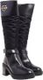 Love Moschino Boots & laarzen Stivaled.Quad70 Vitello+Nylon in zwart - Thumbnail 1