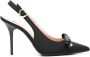 Love Moschino Zwarte platte schoenen voor vrouwen Black Dames - Thumbnail 1