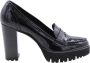 Luca Grossi Bloemen Pump Schoenen Black Dames - Thumbnail 1