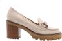 Luca Grossi Elegant Lancelot Moccasin Pumps Beige Dames - Thumbnail 2