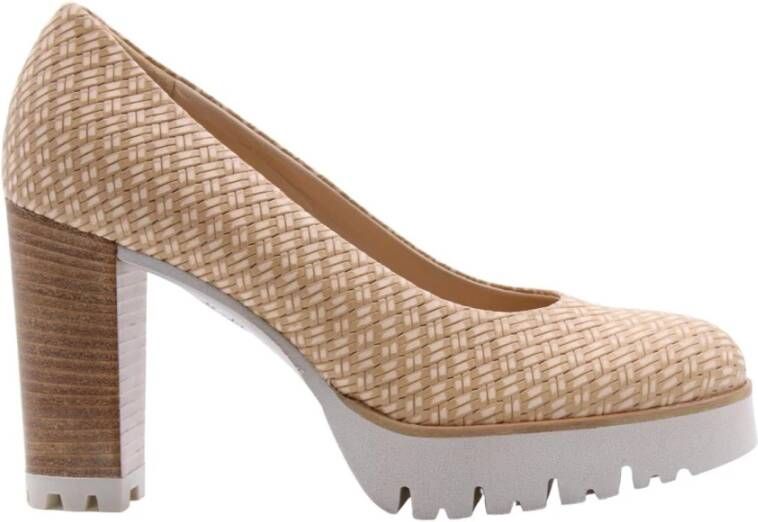 Luca Grossi Schlager Pomp Beige Dames