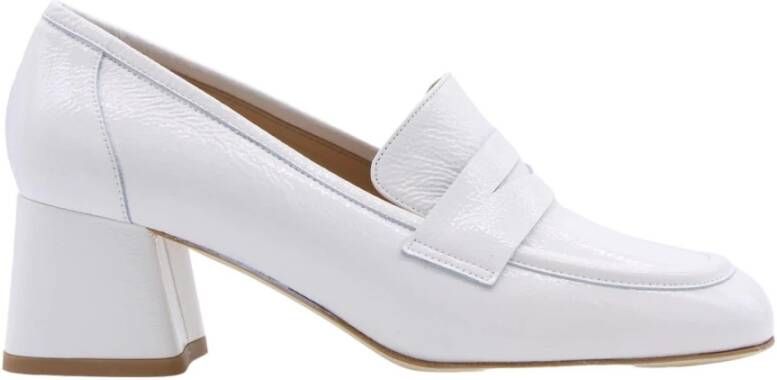 Luca Grossi Stijlvolle Mocassin Stijl Pumps White Dames