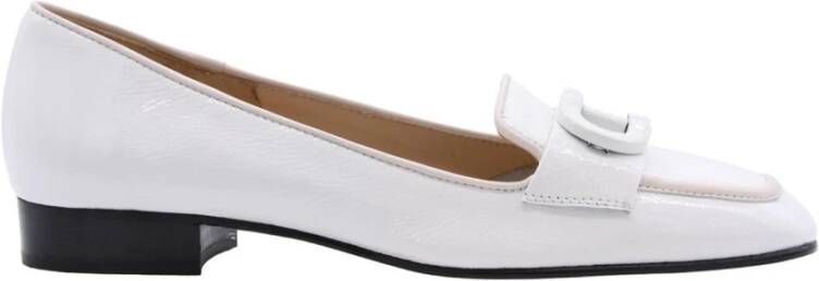 Luca Grossi Stijlvolle Tignes Loafers voor Vrouwen White Dames