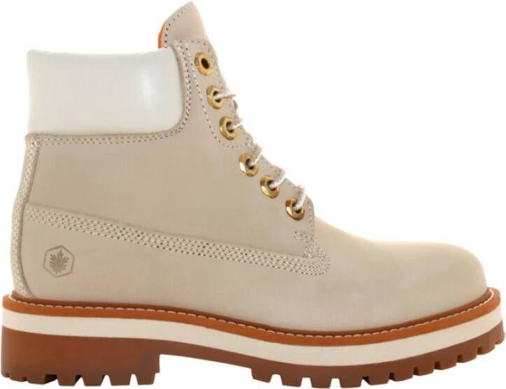 Lumberjack Dames Enkellaarsjes Kristy Stijl White Dames