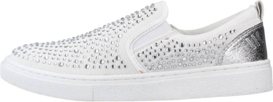 Lumberjack Stijlvolle Slip-On Sneakers voor Vrouwen White Dames