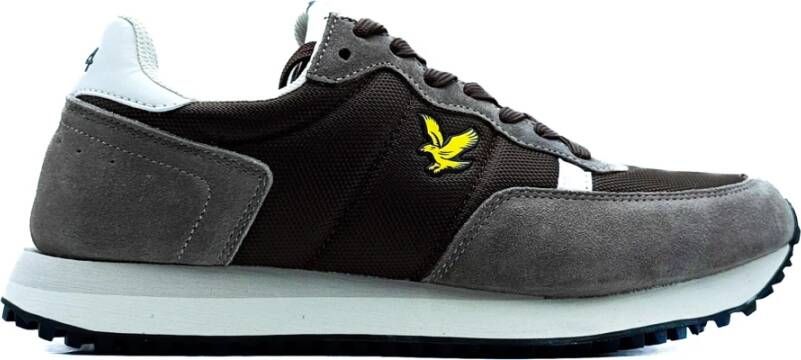 Lyle & Scott Bruine Sneakers Dice Model Brown Heren