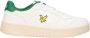 Lyle & Scott Groene Leren Sneakers White Heren - Thumbnail 1