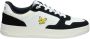 Lyle & Scott Heren Leren Sneakers Wit Marine Zwart Multicolor Heren - Thumbnail 2