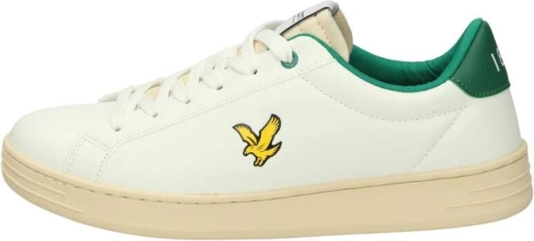 Lyle & Scott Witte Heren Sneaker Lente Zomer 2024 White Heren