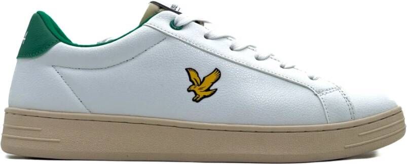 Lyle & Scott Witte Heren Sneaker Lente Zomer 2024 White Heren