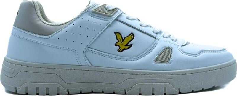 Lyle & Scott Witte Sneakers Evanton Collectie 2024 2025 White Heren