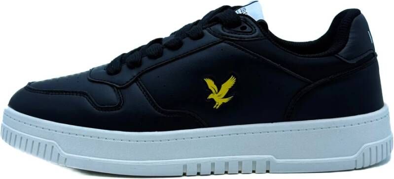 Lyle & Scott Zwarte Sneakers Culross Model Black Heren