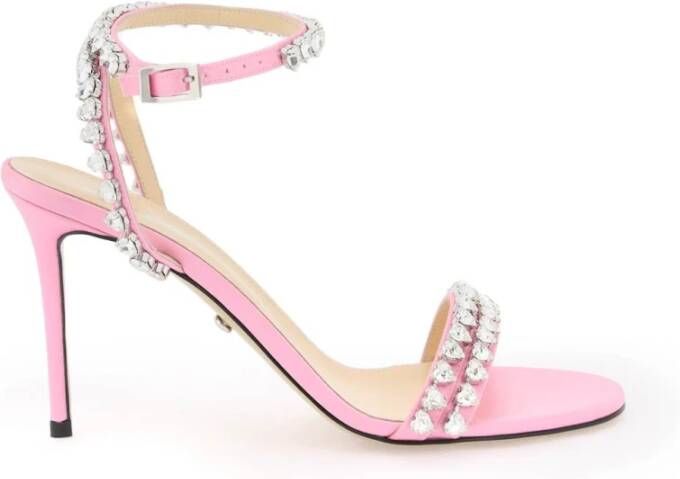 Mach & Mach Audrey Sandalen met Kristallen Pink Dames