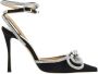 Mach & Mach Geometrische Kralenboog Sandalen Black Dames - Thumbnail 1