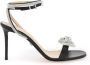 Mach & Mach Leren sandalen met kristallen Black Dames - Thumbnail 1