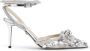 Mach & Mach Metallic Sandalen voor Glamoureuze Stijl Gray Dames - Thumbnail 1