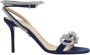 Mach & Mach Rhinestone Bow Stiletto Heels Blue Dames - Thumbnail 1