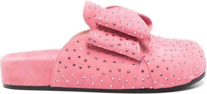 Mach & Mach Roze Strass Sliders Pink Dames