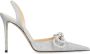 Mach & Mach Versierde puntige slingback-pumps Gray Dames - Thumbnail 1