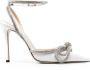 Mach & Mach Witte Hak Sandalen White Dames - Thumbnail 1