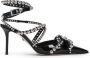 Mach & Mach Zwarte Sandalen Elegante Stijl Glamour Black Dames - Thumbnail 1