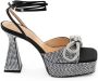 Mach & Mach Zwarte leren plateau schoenen voor verhoogde stijl Black Dames - Thumbnail 4