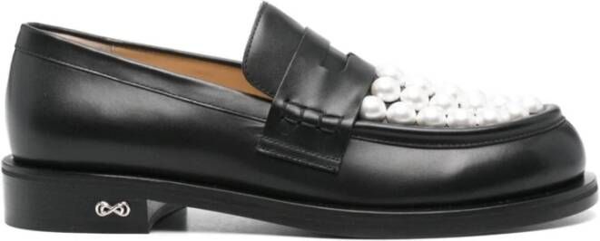 Mach & Mach Zwarte Mocassins voor Vrouwen Black Dames