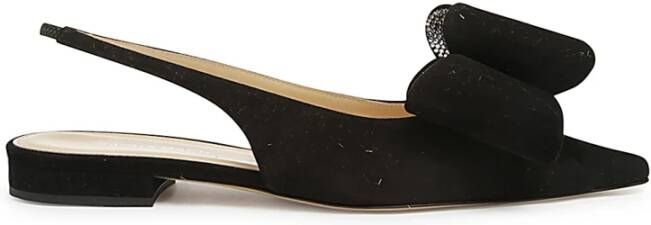 Mach & Mach Zwarte platte schoenen Elegante stijl Black Dames